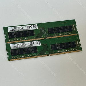 삼성램 ddr4 3200 32gb x 2개 판매합니다.