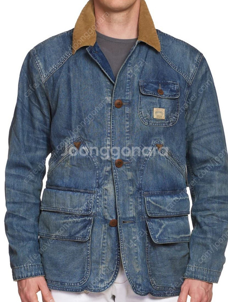 폴로 인디고 데님 2in1 재킷 L,XL 팝니다.--2