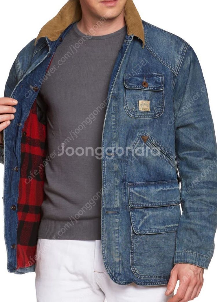 폴로 인디고 데님 2in1 재킷 L,XL 팝니다.--3