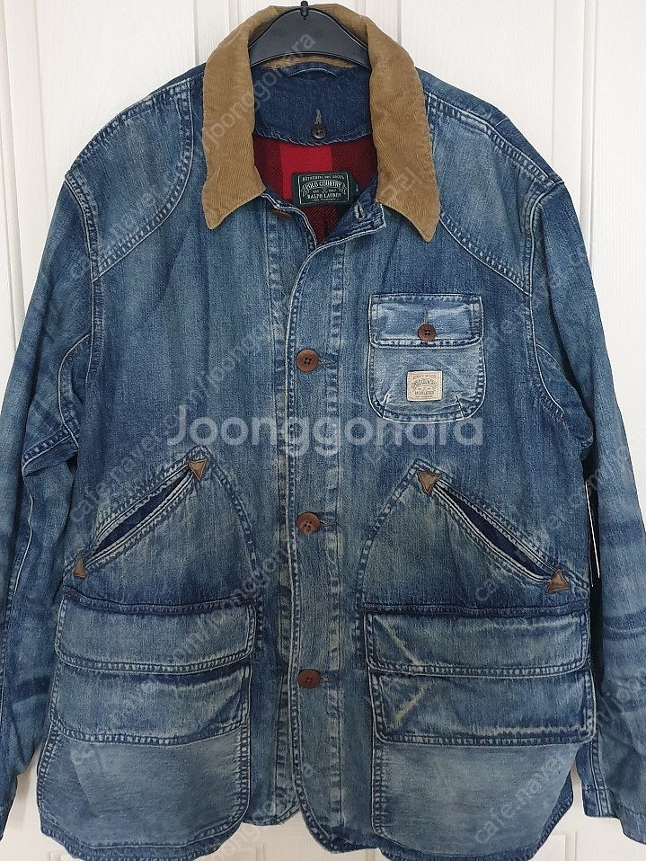 폴로 인디고 데님 2in1 재킷 L,XL 팝니다.--7