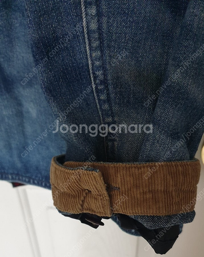 폴로 인디고 데님 2in1 재킷 L,XL 팝니다.--9