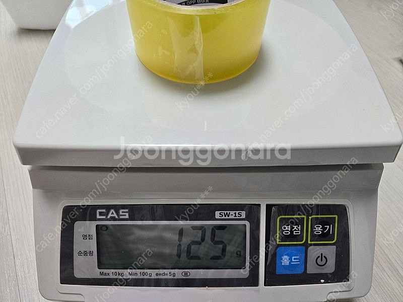 카스 cas 주방저울 SW-1S 10KG, 5G단위--1