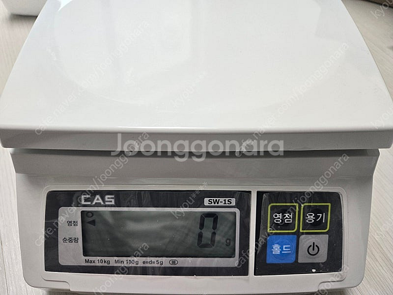 카스 cas 주방저울 SW-1S 10KG, 5G단위--2