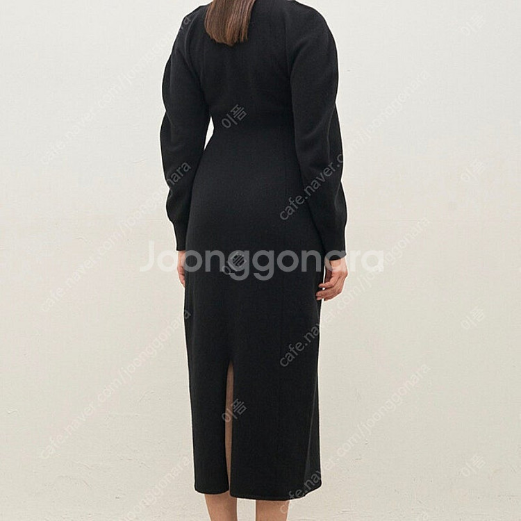 더 캐시미어 _ 캐시미어 블렌드 홀가먼트 니트 드레스(85사이즈, 새상품)--2