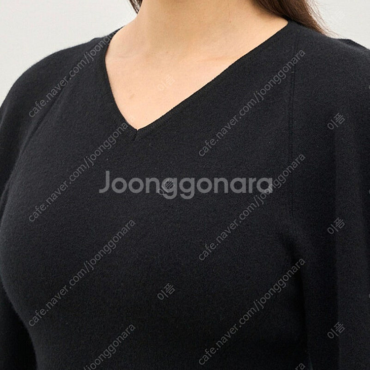 더 캐시미어 _ 캐시미어 블렌드 홀가먼트 니트 드레스(85사이즈, 새상품)--5