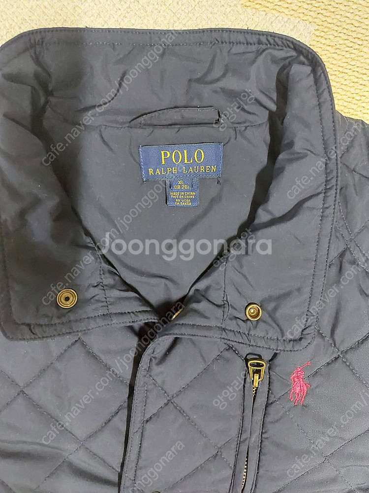 폴로 보이즈 퀼팅 자켓 XL 팝니다(성인95m정도)--2