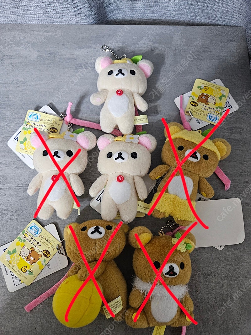 소형 중형 뽑기 인형 판매합니다 (리락쿠마, 도라에몽, 초밥인형, 원피스, 포켓몬 등)