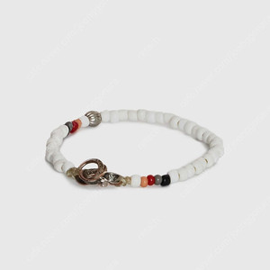 North Works Beads Bracelet (D-715) - White