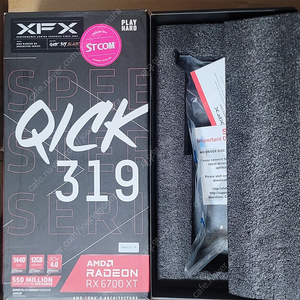 XFX RX 6700 XT QICK 3팬 12GB 판매합니다 _택배비 포함