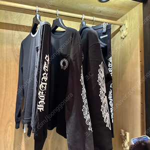 크롬하츠 후드티 Chrome Hearts Horseshoe Floral Hoodie Black