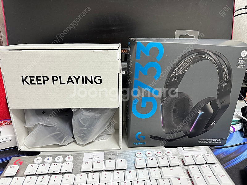 로지텍 G733 팝니다--1