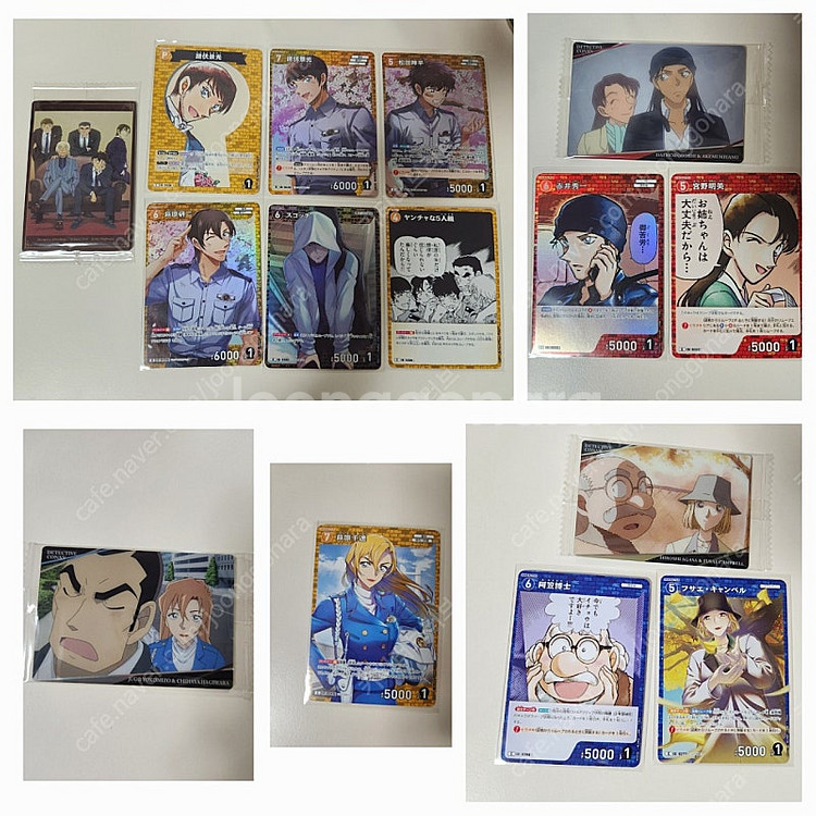 명탐정코난 tcg 카드, 이타자가 카드 세트 모음 경찰...--0