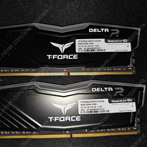 팀그룹 ddr 3200mz cl16 8gb×2