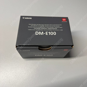 캐논 dm-e100 마이크