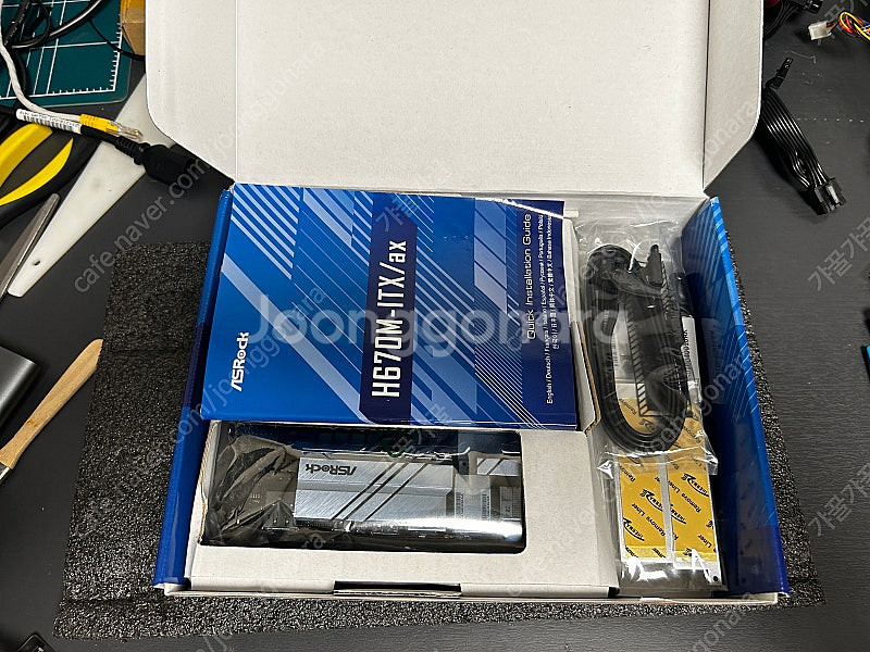 H670M-ITX/ax + AXP120-X67쿨러 판매--1