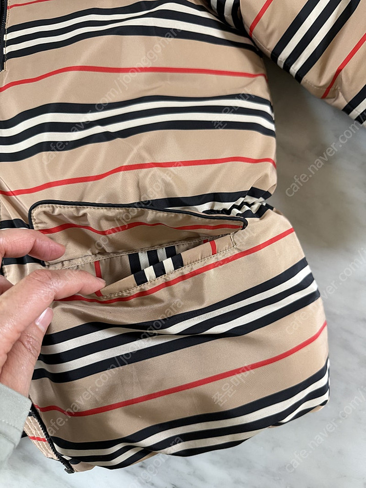 버버리키즈 패딩 14y--5