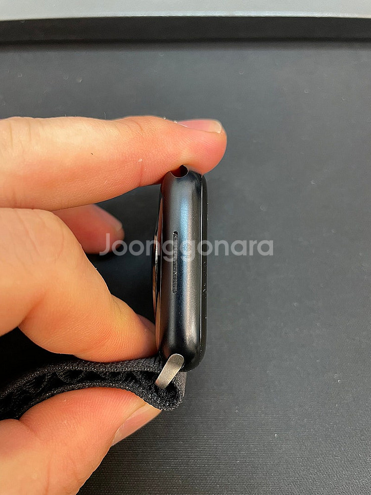 애플워치7 블랙 45mm 배터리91% 상태좋은 중고20...--4