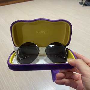 구찌 GUCCI 딥 블랙 선글라스 안경 안경테