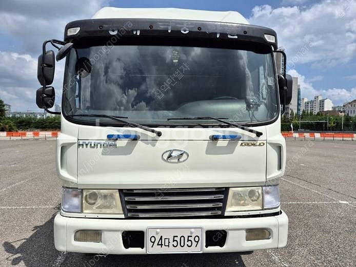 5톤카고트럭 현대 메가트럭 4.5톤 축차 적재함 7.4미터 극초장축 화물차--1