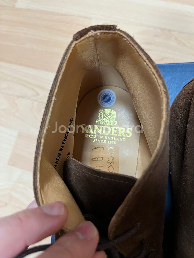 [새제품]샌더스[SANDERS]/HOLBORN 스웨이드...--6