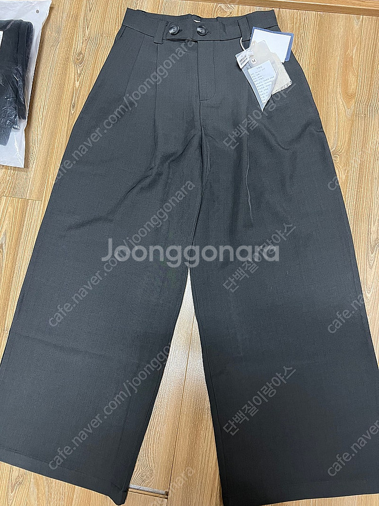 비긴202,르메르,어나더오피스 맛 투턱 와이드 슬랙스(...--4