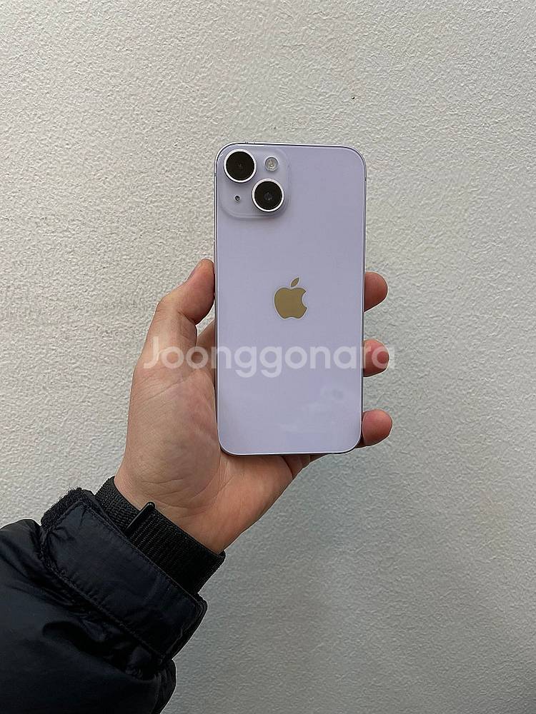 아이폰14 퍼플 512GB 상태좋은 중고61만팝니다.--0