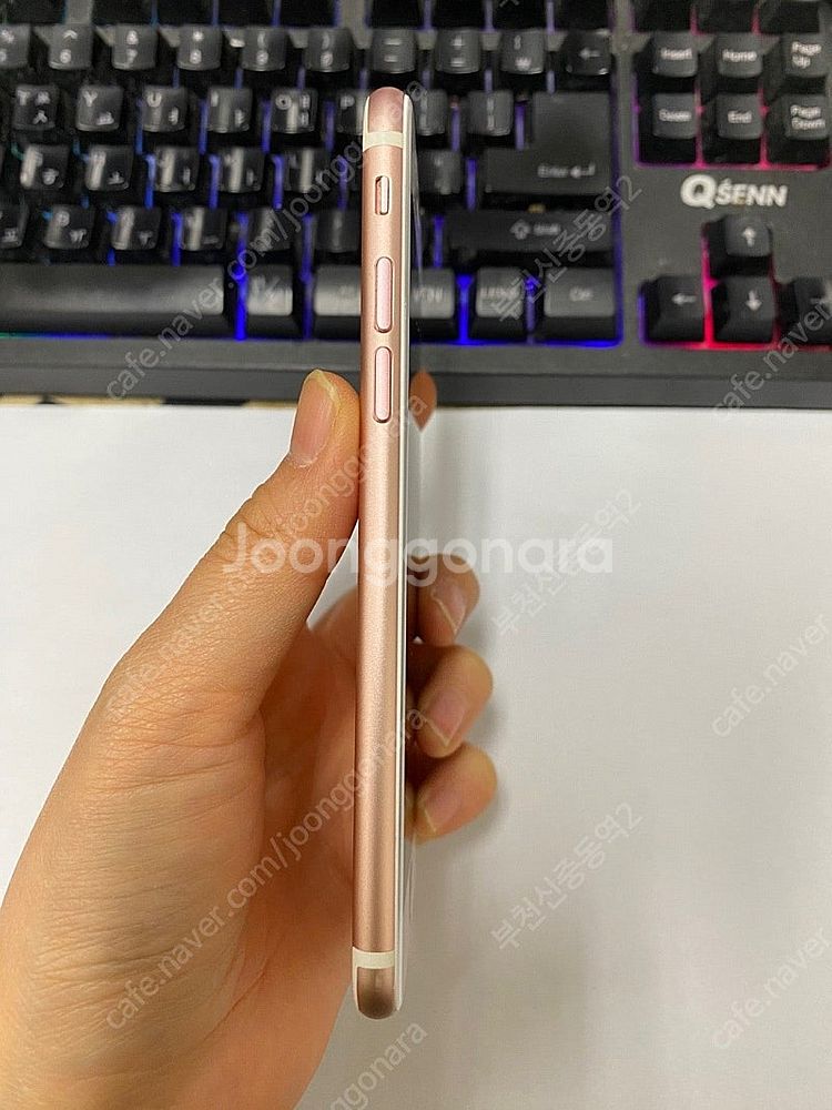 199600 아이폰7 로즈골드 SS급 32GB 배터리성...--4