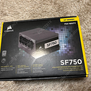 커세어 SF750 750w 플래티넘 SFX파워