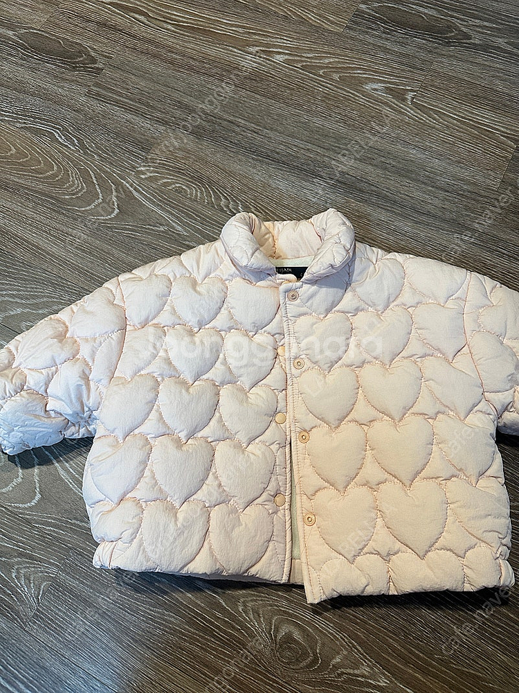 에끌레어 하트패딩 핑크 S사이즈 (새상품)--2