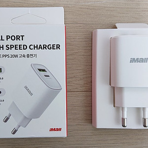 아이몰 듀얼 포트 실고속 충전기 PD3.0+QC3.0 20W USB C 타입 팝니다