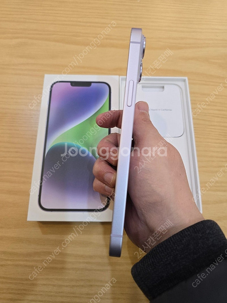 아이폰14플러스퍼플256gb 중고폰판매합니다--6
