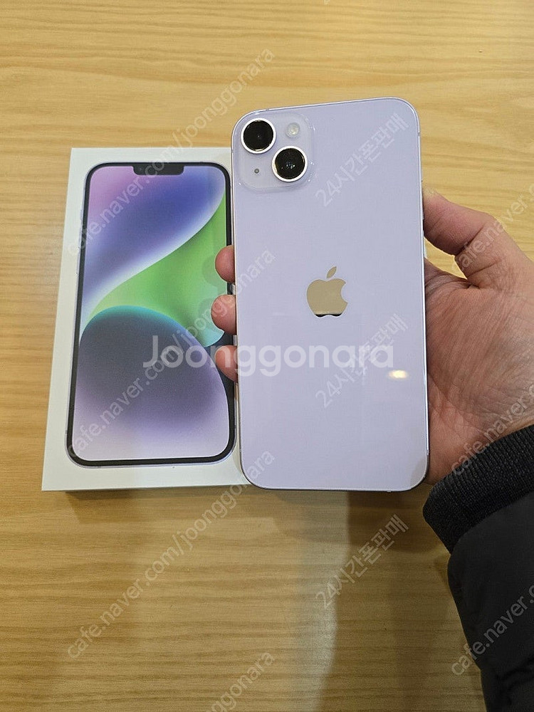 아이폰14플러스퍼플256gb 중고폰판매합니다--7