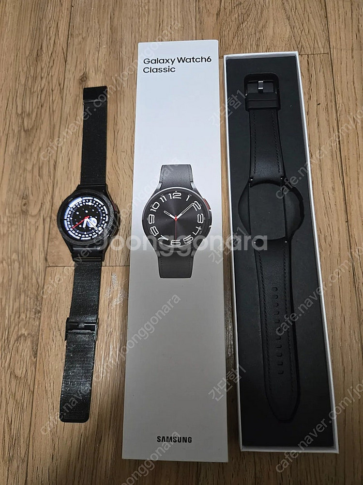 갤럭시 워치6 클래식 43mm 블루투스 판매 블랙색상--0