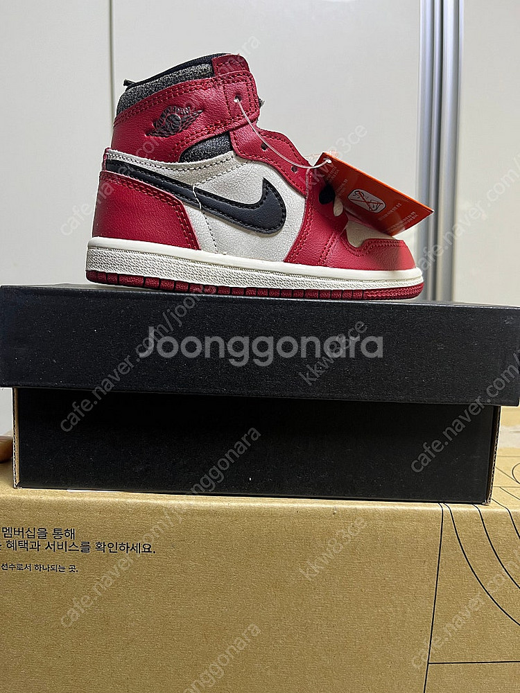 (TD) 조던1 시카고 하이 2022 140cm 팝니다...--0