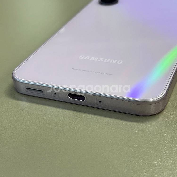 (신폰급자급제) 갤럭시A35 라벤더 128G 외관 하자...--4