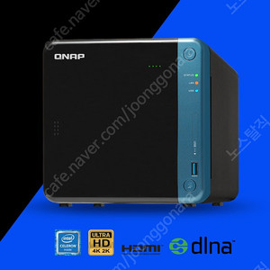 큐냅 나스 QNAP NAS 4Bay TS-453be 24TB