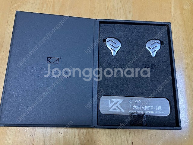 KZ ZAX 이어폰 3.5mm잭 no마이크 팝니다.--0
