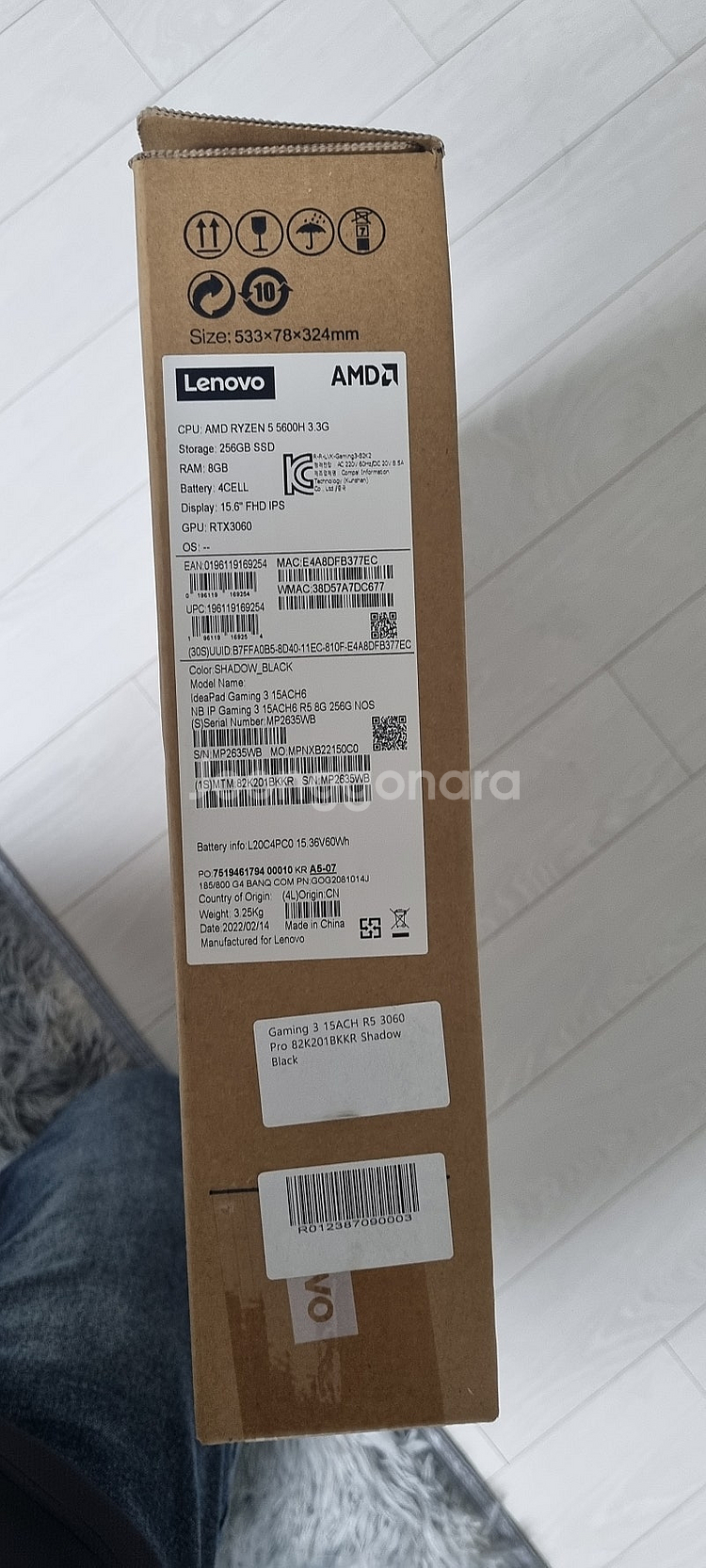 레노버 IdeaPad Gaming 3 15ACH6 R5...--1