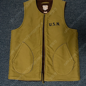 리얼맥코이 알파카 USN Vest 40