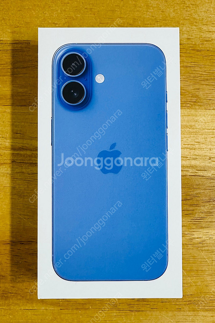 [ 대전 미개봉 자급제 ] 아이폰16 128G 자급제 울트라마린 색상--0