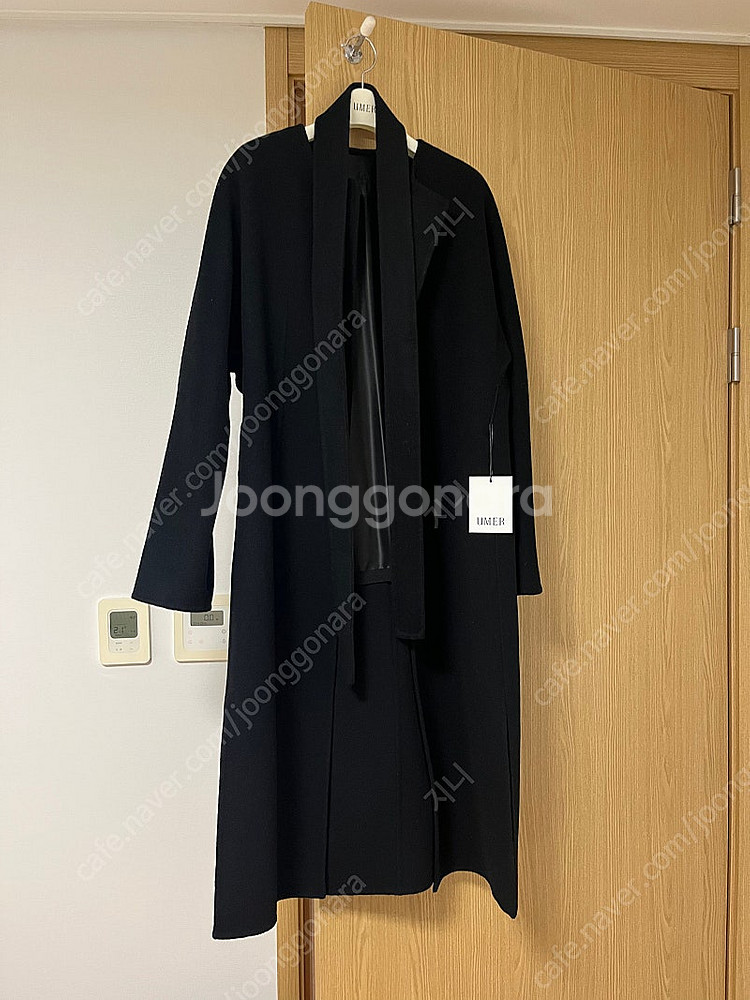 유메르 끌로에 코트 블랙 새상품--0