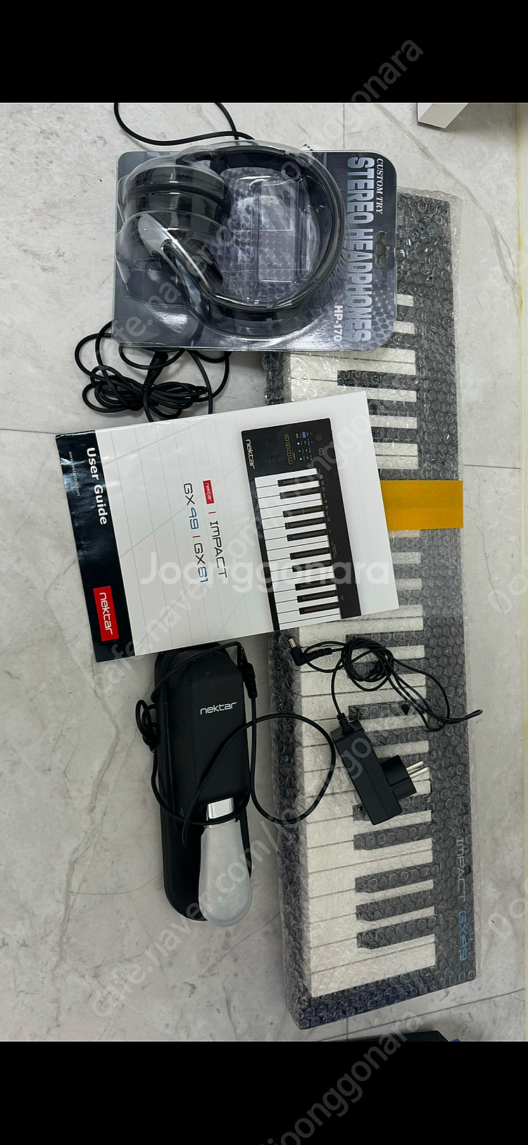 넥타 GX49 미디건반팔아요(헤드셋,페달포함)--0
