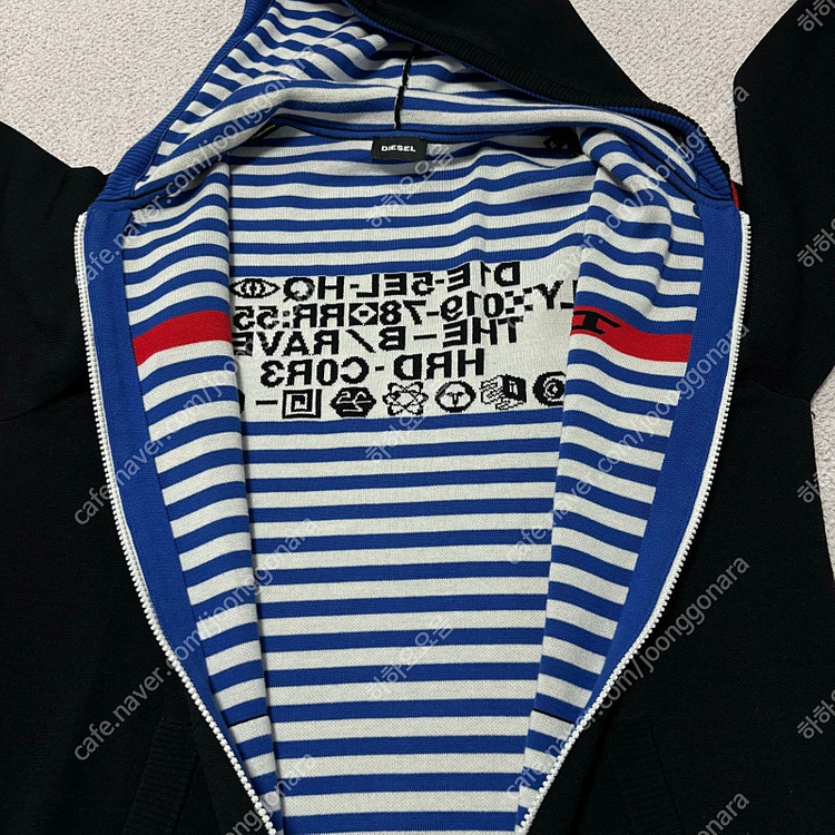 디젤 니트 후드집업--2