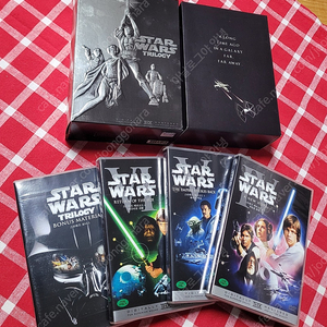 스타 워즈(STAR WARS) 트릴로지 4DVD 박스 세트 시디