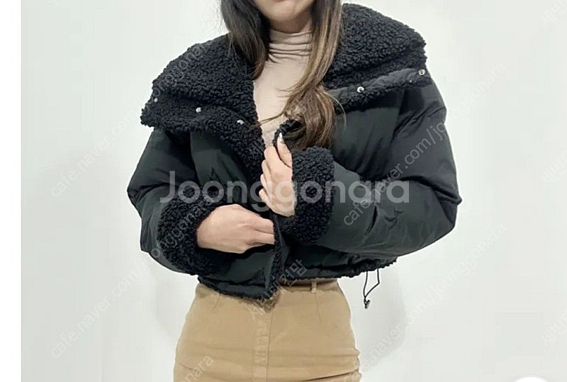 양면패딩 블랙 _프리--0