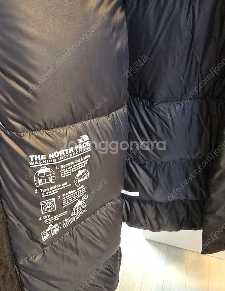 노스페이스 롱패딩 L 국가대표 지급용(거의새것)--6