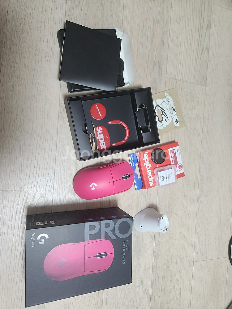 지슈라2 핑크 +충전독+ 슬라이드 +무게추 일괄 팝니다--2