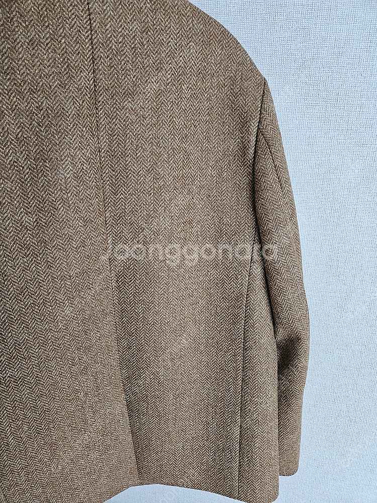 메이비베이비 헤링본 브라운 울자켓 (새상품)--2