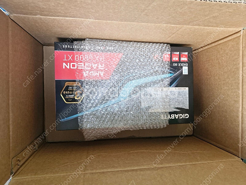 기가바이트 RX6600XT 풀박스 팝니다 (보증기간O)--0