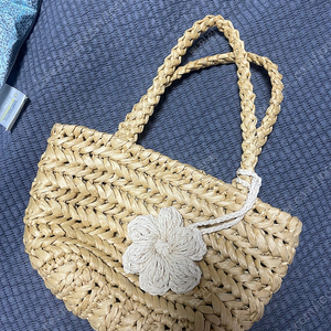 <드랑>GAGA x Lebungd] GAGA FLOWER AGUJA BAG_BEIGE (ONLY)